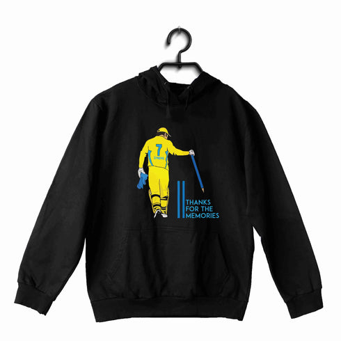 Cricket Cricket Dhoni - thank you for the memories UNISEX HOODIE Sweatshirts